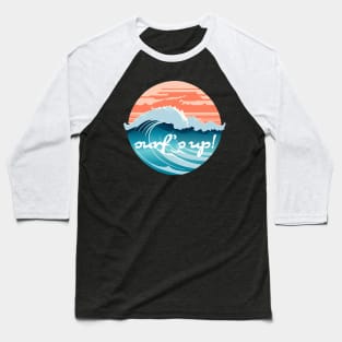 Surf's up! Vintage Design Baseball T-Shirt